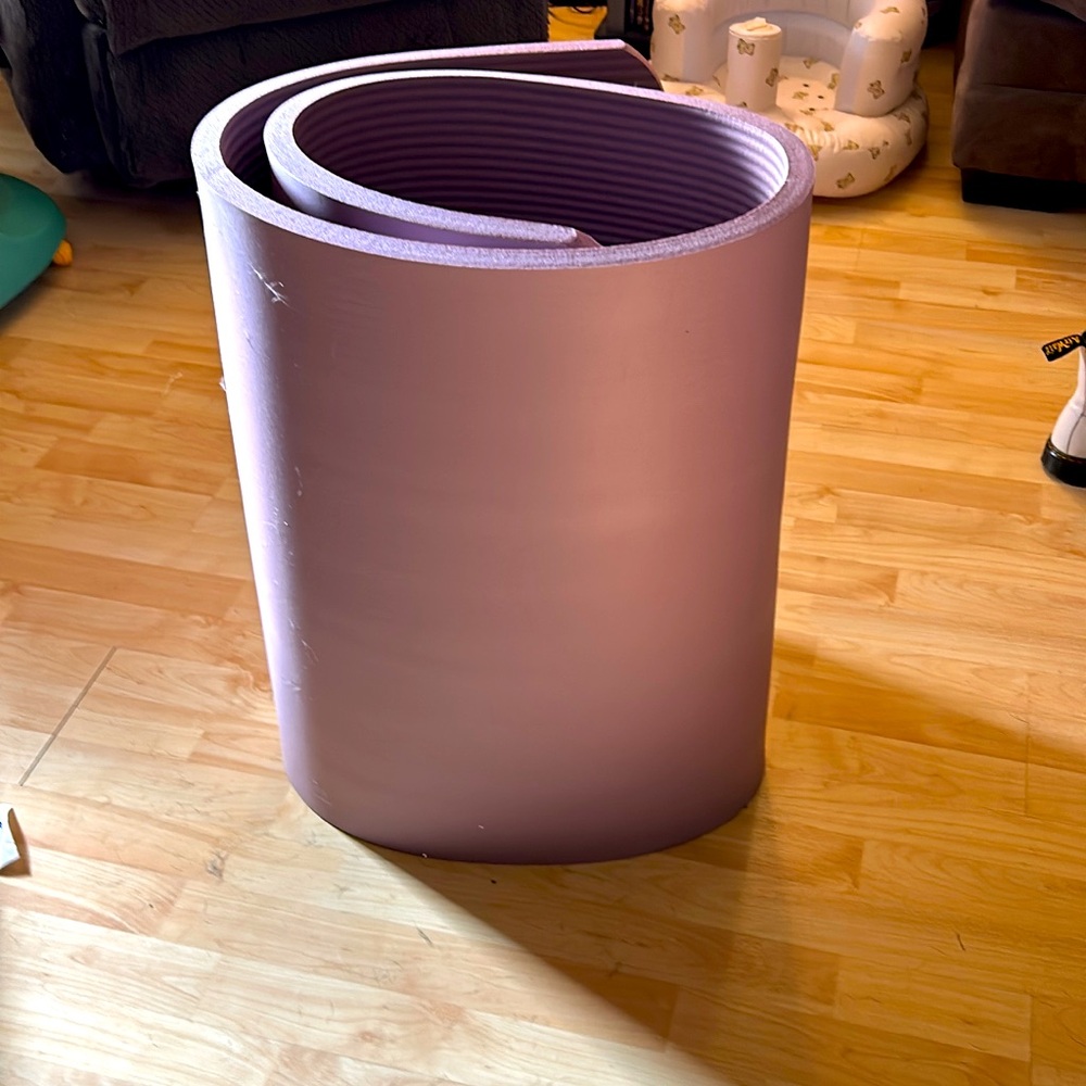 Purple yoga mat